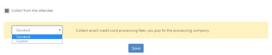 Free event ticketing software - Payment settings