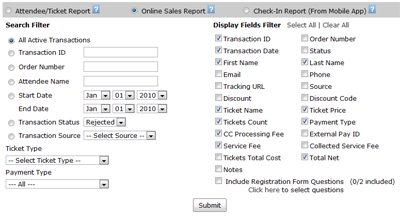 track sales online